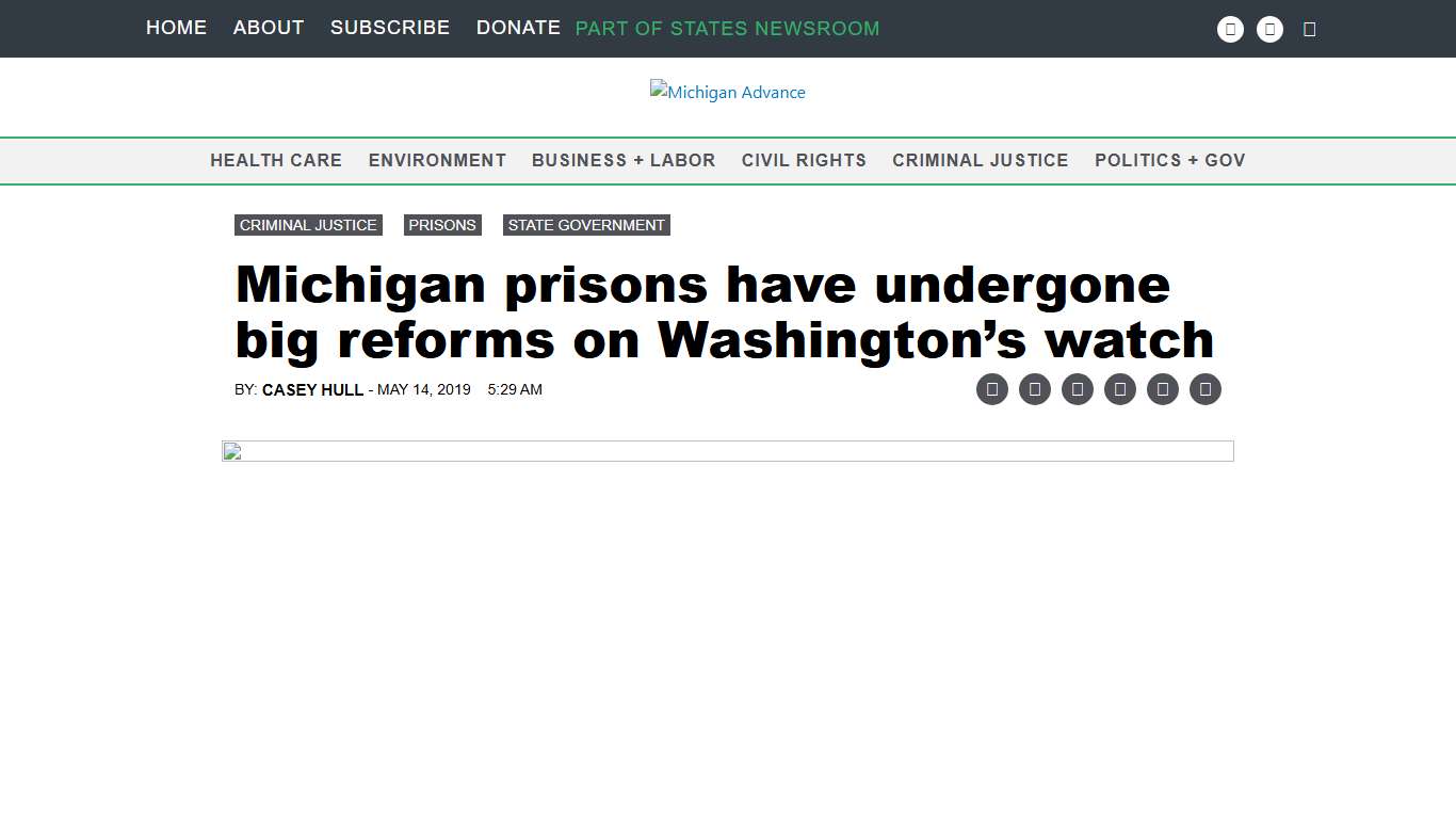 Michigan prisons have undergone big reforms on Washington’s watch • Michigan Advance